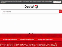 Tablet Screenshot of desto.pl