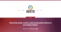 Desktop Screenshot of desto.in