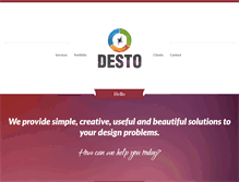 Tablet Screenshot of desto.in